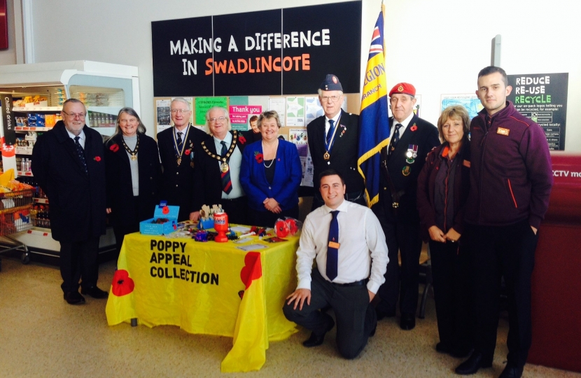 HW Poppy Appeal launch 2014